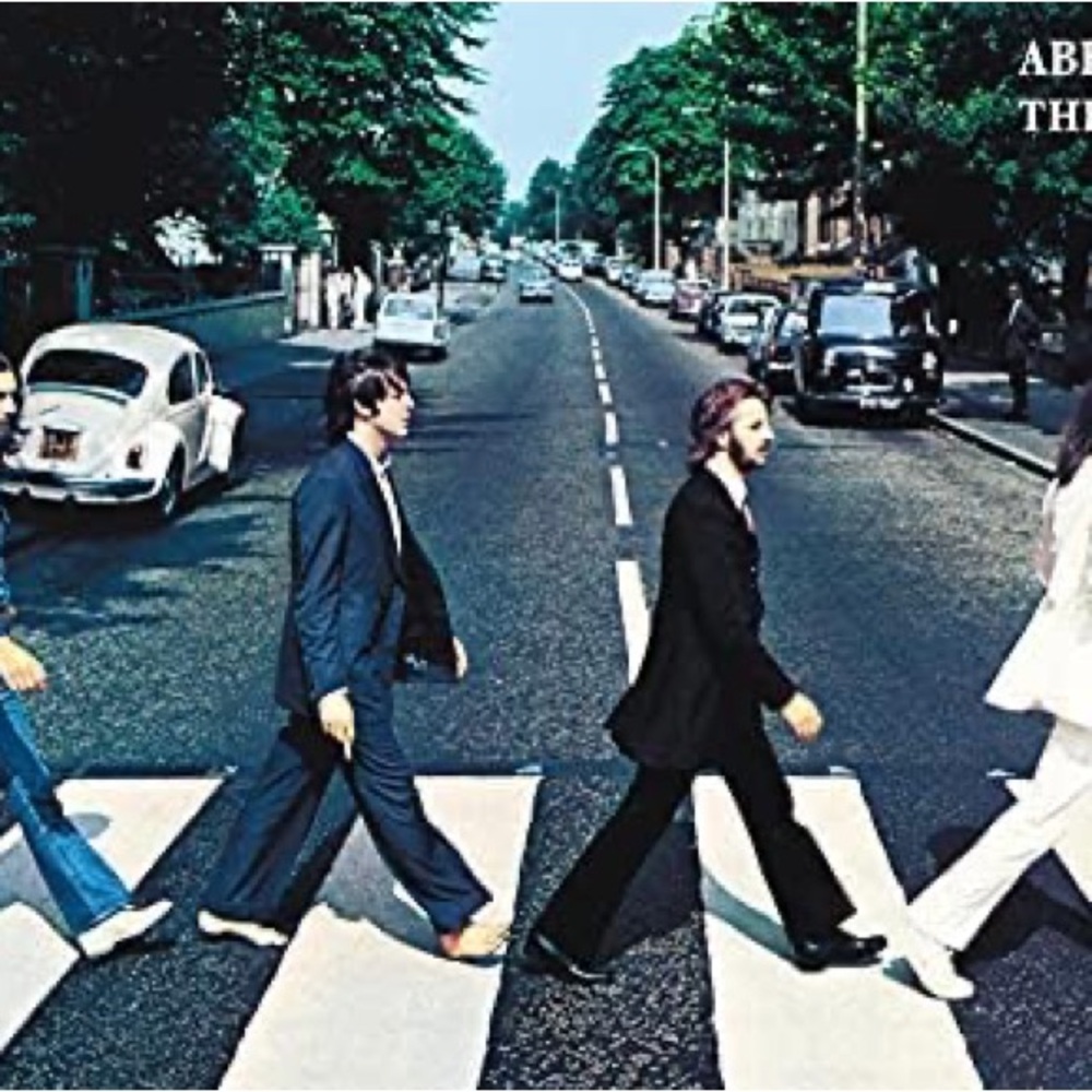 Beatles-Abbey Road Wall Poster, 22.375" x 34", Unframed